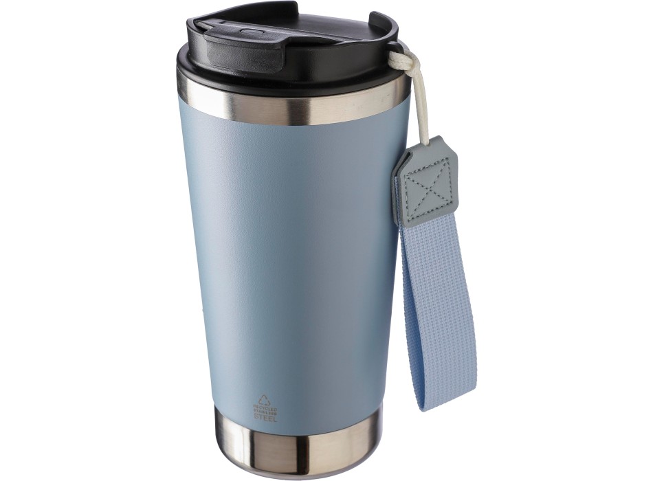 Tazza termica in acciaio inox riciclato a doppia parete capacità 500 ml Kayla