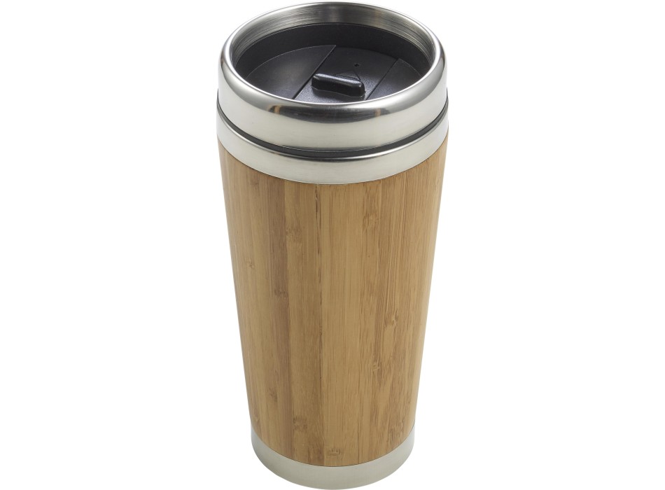Tazza termica in bamboo a doppia parete, capacità 400 ml Sabine