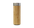 Thermos in acciaio inox e bamboo, a doppia parete