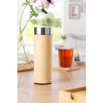 Thermos in e bamboo a doppia parete, capacità 420 ml Yara