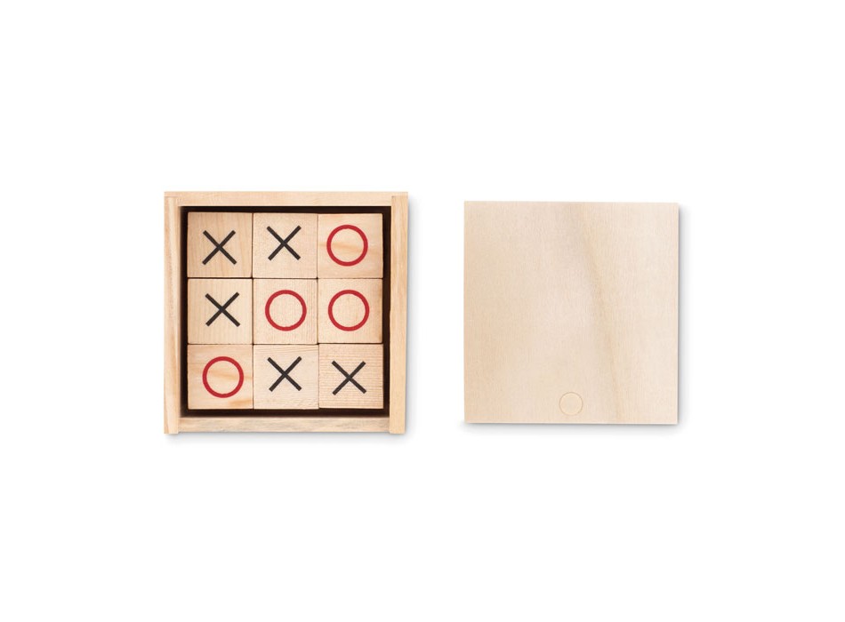 TIC TAC TOE - Gioco del tris in legno