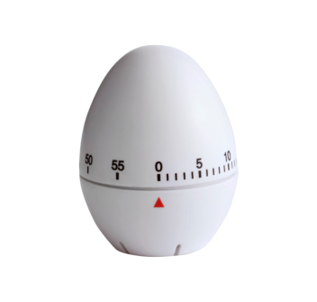 Timer uovo da cucina in plastica, batterie incluse