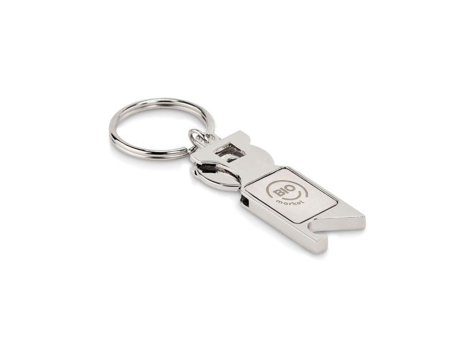 TOKEU - Portachiavi con gettone euro