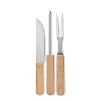 TOOLDERA - Attrezzi da barbecue in acciaio