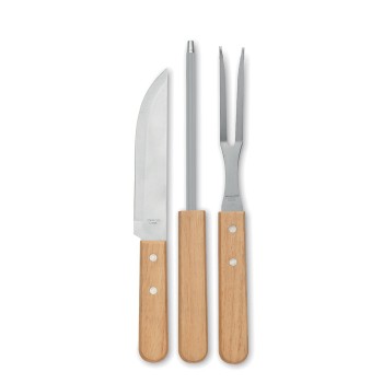 TOOLDERA - Attrezzi da barbecue in acciaio