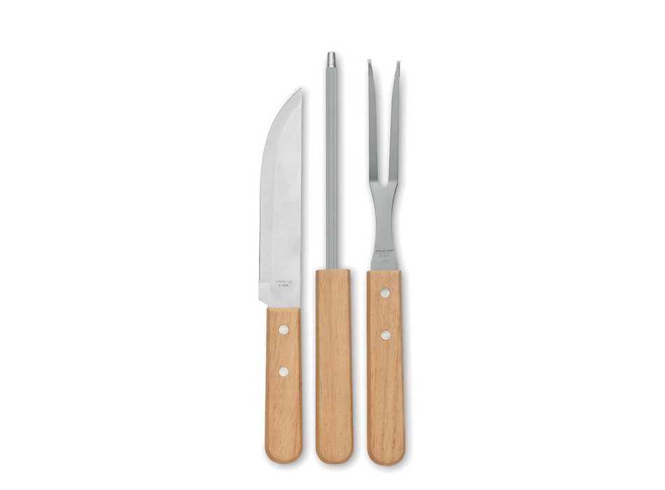 TOOLDERA - Attrezzi da barbecue in acciaio