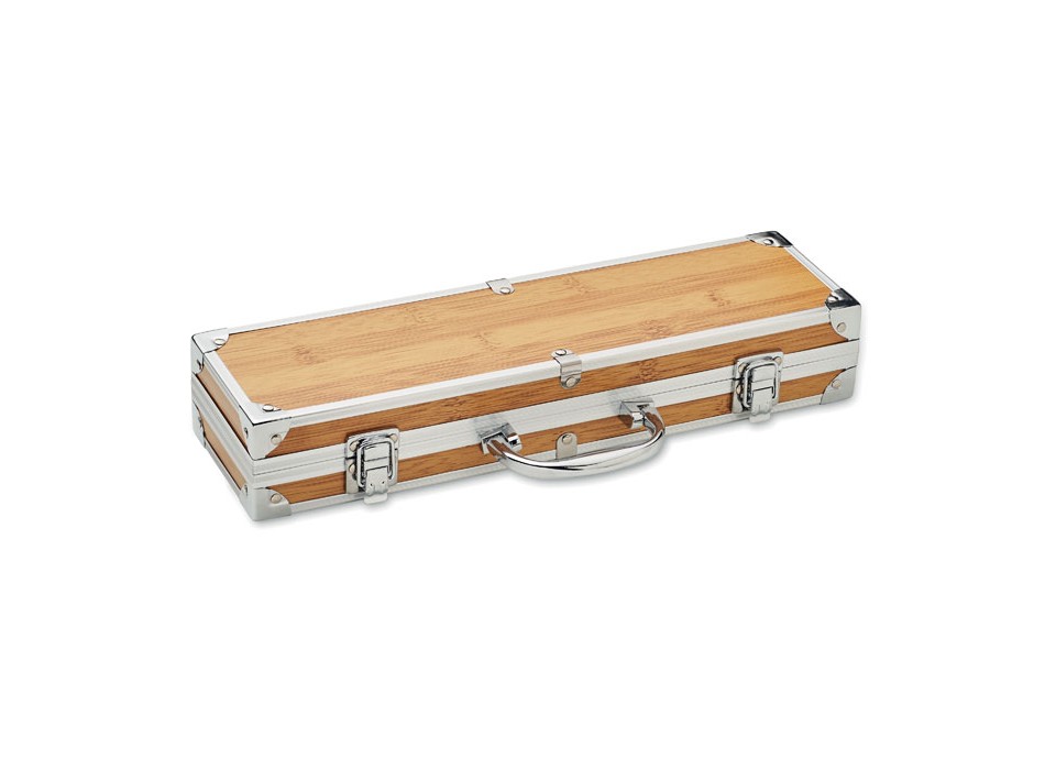 TOOLDERA - Attrezzi da barbecue in acciaio in