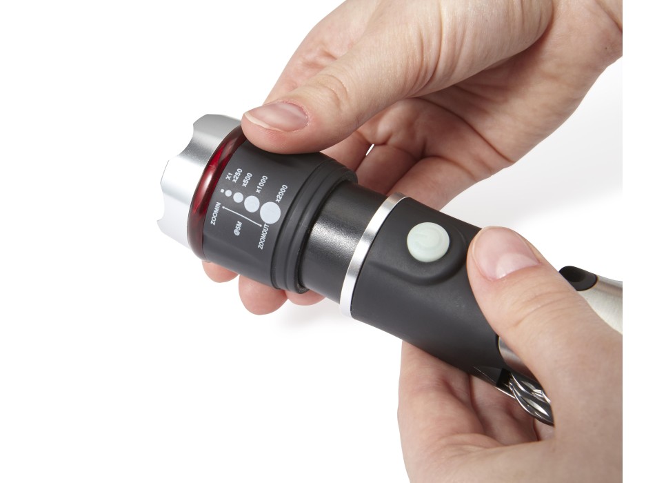 Torcia multifunzionale in metallo Amayah