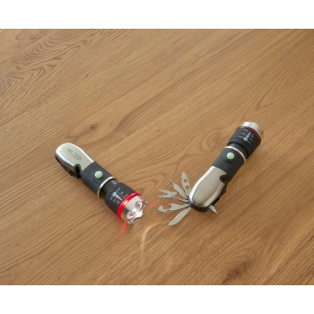 Torcia multifunzionale in metallo Amayah