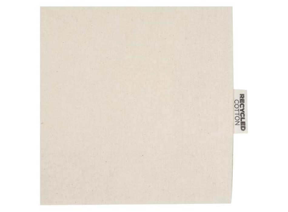 Tote bag a soffietto in cotone riciclato certificato GRS da 140 g/m² Madras