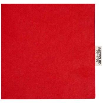 Tote bag a soffietto in cotone riciclato certificato GRS da 140 g/m² Madras