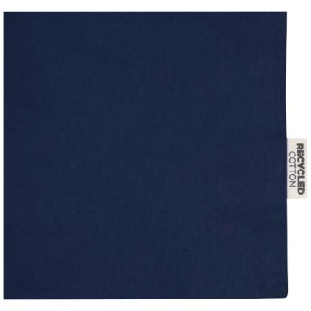 Tote bag a soffietto in cotone riciclato certificato GRS da 140 g/m² Madras