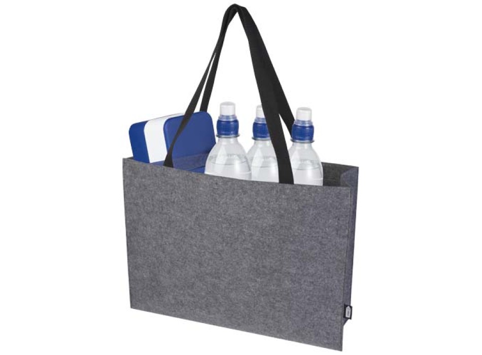 Tote bag a soffietto in feltro riciclato certificato GRS Felta - 20L