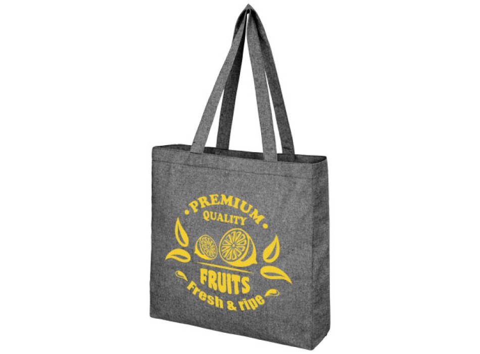 Tote bag con fondo ampio in tessuto riciclato 210 g/m² Pheebs - 13L