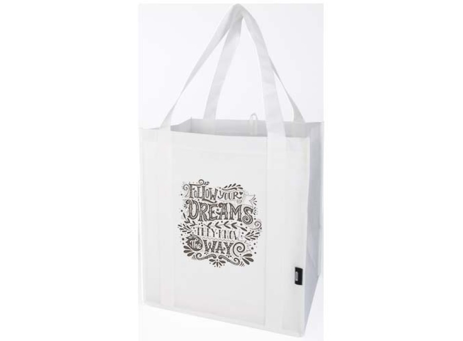 Tote bag con fondo rigido in tessuto non tessuto riciclato certificato GRS Liberty - 29L