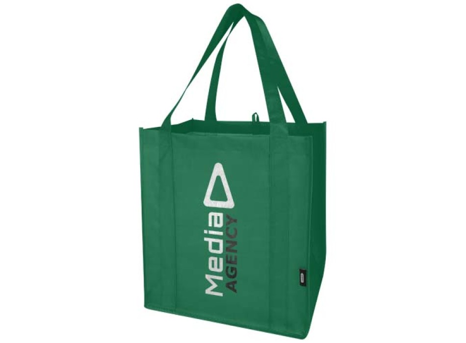 Tote bag con fondo rigido in tessuto non tessuto riciclato certificato GRS Liberty - 29L