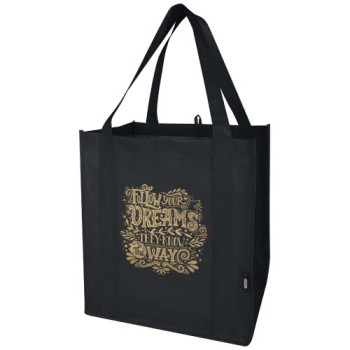 Tote bag con fondo rigido in tessuto non tessuto riciclato certificato GRS Liberty - 29L