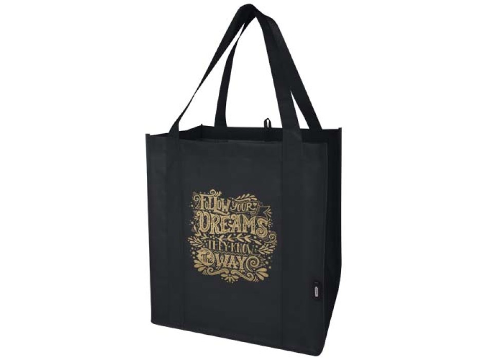 Tote bag con fondo rigido in tessuto non tessuto riciclato certificato GRS Liberty - 29L