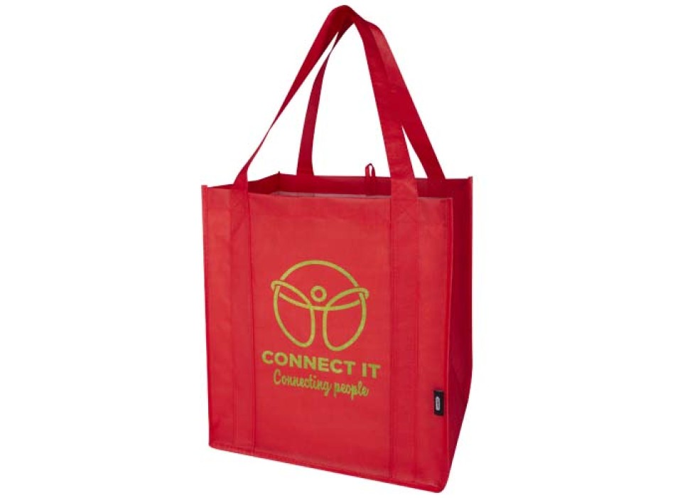 Tote bag con fondo rigido in tessuto non tessuto riciclato certificato GRS Liberty - 29L
