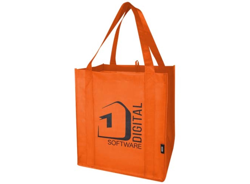 Tote bag con fondo rigido in tessuto non tessuto riciclato certificato GRS Liberty - 29L