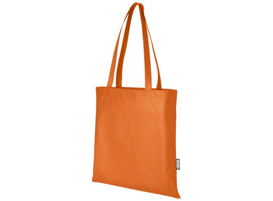 Tote bag convention in tessuto non tessuto riciclato certificato GRS Zeus 6l