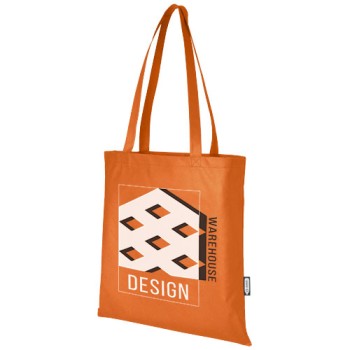 Tote bag convention in tessuto non tessuto riciclato certificato GRS Zeus 6l