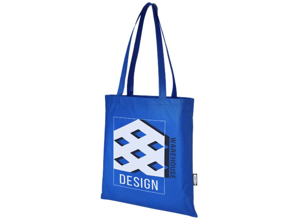 Tote bag convention in tessuto non tessuto riciclato certificato GRS Zeus 6l