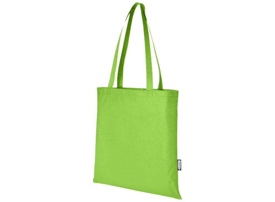 Tote bag convention in tessuto non tessuto riciclato certificato GRS Zeus 6l