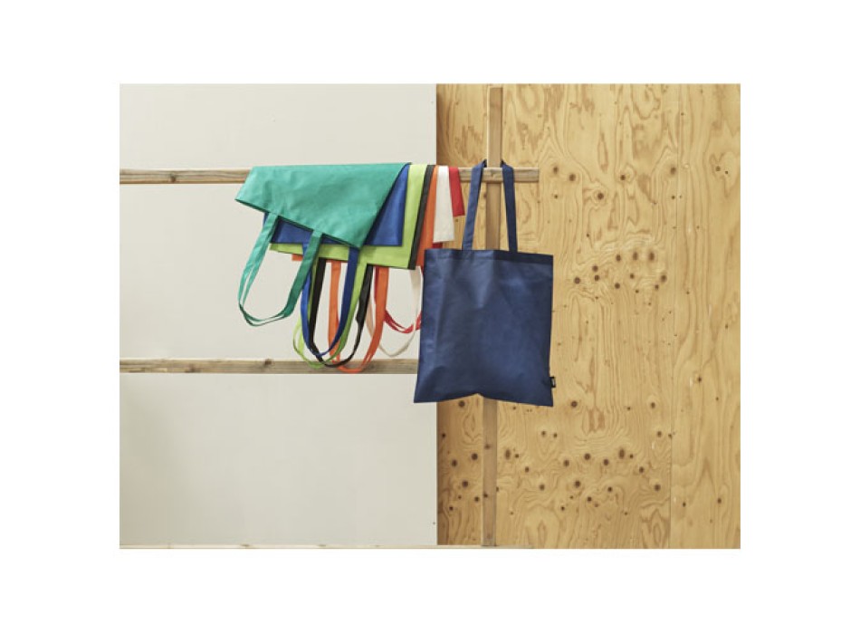 Tote bag convention in tessuto non tessuto riciclato certificato GRS Zeus 6l