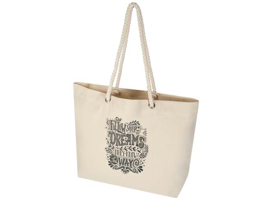 Tote bag da spiaggia in materiale riciclato certificato GRS 270 g/m² Florida