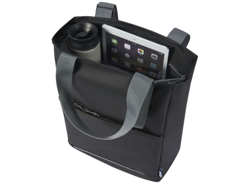 Tote bag impermeabile per portatile da 14" in materiale riciclato certificato GRS Aqua - 14 L