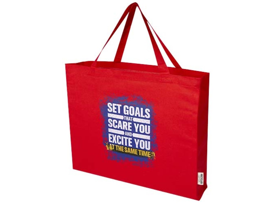 Tote bag in cotone riciclato certificato GRS da 220 g/m² Odessa 40L