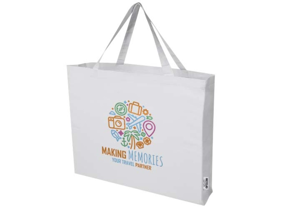 Tote bag in cotone riciclato certificato GRS da 220 g/m² Odessa 40L