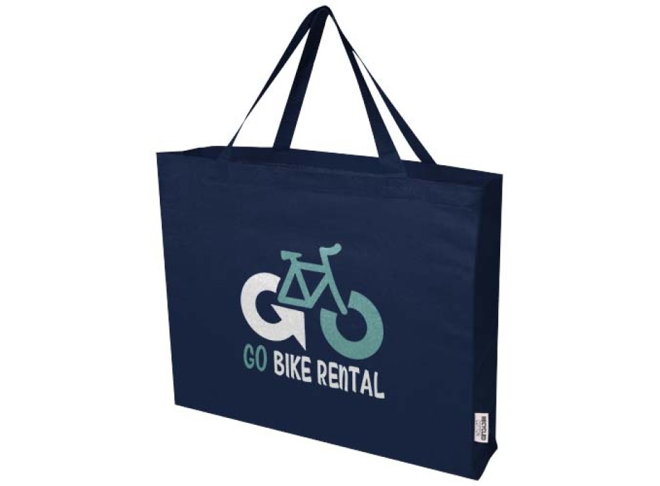 Tote bag in cotone riciclato certificato GRS da 220 g/m² Odessa 40L