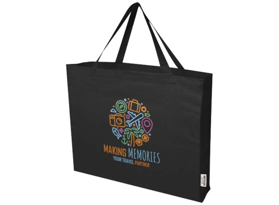 Tote bag in cotone riciclato certificato GRS da 220 g/m² Odessa 40L