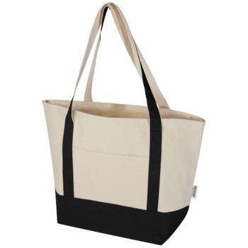 Tote bag in cotone riciclato certificato GRS da 320 g/m² Sam