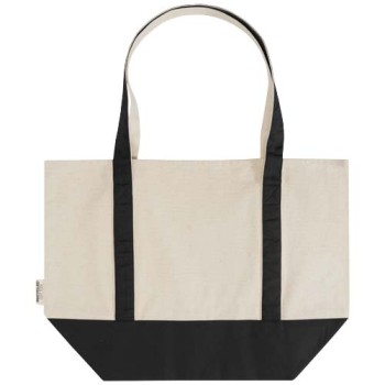 Tote bag in cotone riciclato certificato GRS da 320 g/m² Sam