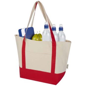 Tote bag in cotone riciclato certificato GRS da 320 g/m² Sam