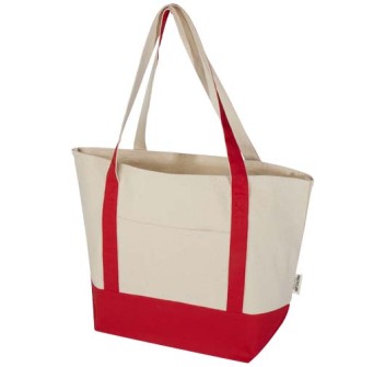 Tote bag in cotone riciclato certificato GRS da 320 g/m² Sam