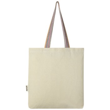 Tote bag in cotone riciclato da 180 g/m² Rainbow - 5L