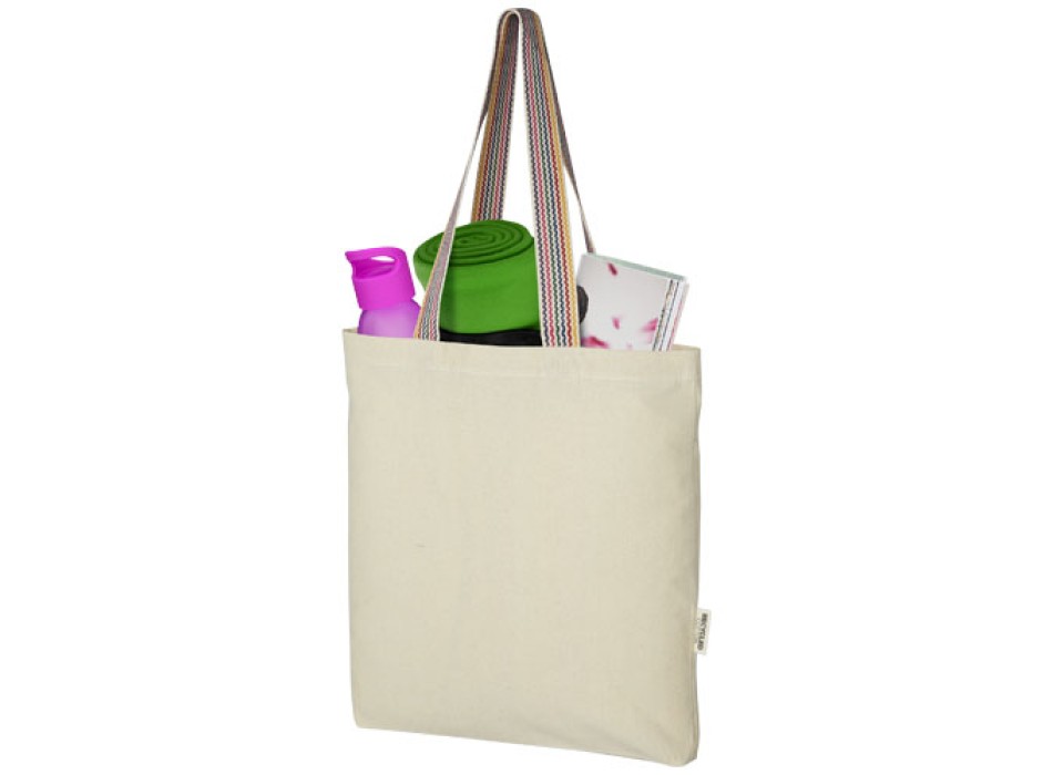 Tote bag in cotone riciclato da 180 g/m² Rainbow - 5L