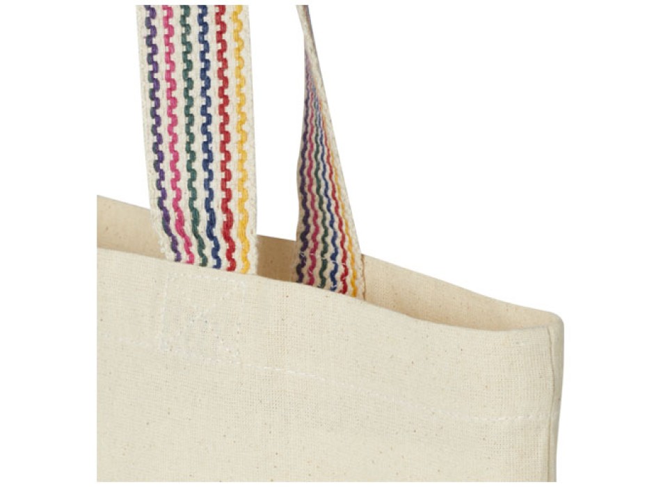 Tote bag in cotone riciclato da 180 g/m² Rainbow - 5L