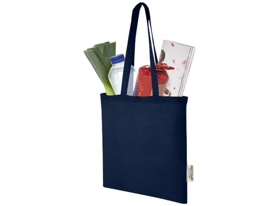 Tote bag in cotone riciclato GRS da 140 g/m2 Madras - 7L