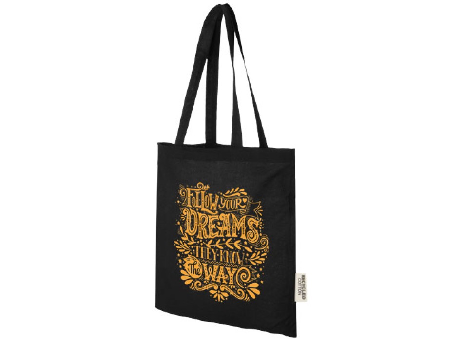 Tote bag in cotone riciclato GRS da 140 g/m2 Madras - 7L