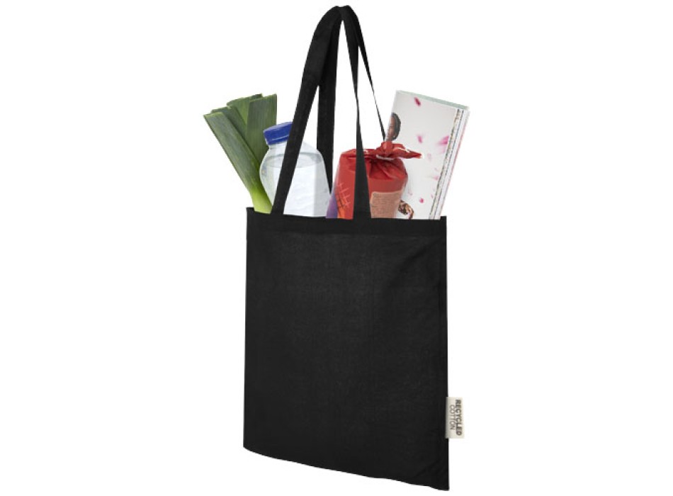 Tote bag in cotone riciclato GRS da 140 g/m2 Madras - 7L