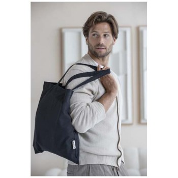 Tote bag in cotone riciclato GRS da 140 g/m2 Madras - 7L