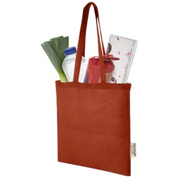 Tote bag in cotone riciclato GRS da 140 g/m2 Madras - 7L