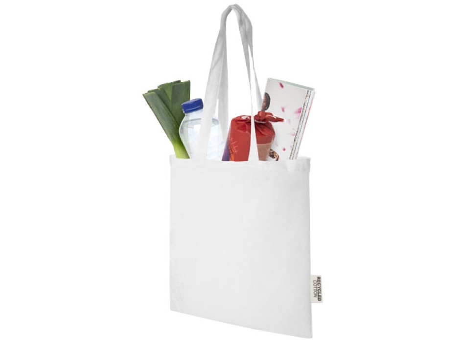 Tote bag in cotone riciclato GRS da 140 g/m2 Madras - 7L
