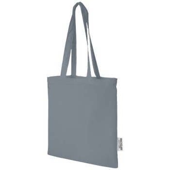 Tote bag in cotone riciclato GRS da 140 g/m2 Madras - 7L