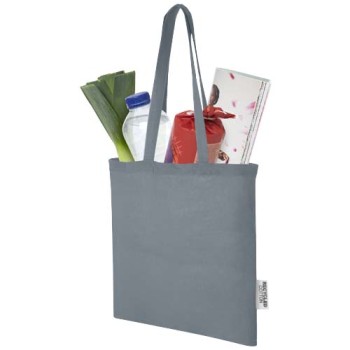 Tote bag in cotone riciclato GRS da 140 g/m2 Madras - 7L